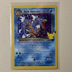 Pokemon Dark Gyarados Promo Holo Celebrations 8/82 Stage 1 70 HP 30 Attack - Image 1