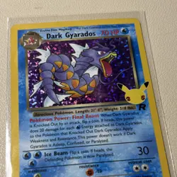 Pokemon Dark Gyarados Promo Holo Celebrations 8/82 Stage 1 70 HP 30 Attack - Image 3