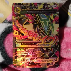 M Rayquaza EX Full Art Ultra Rare Holo Mega 105/108 Pokemon XY Roaring Skies - Image 1