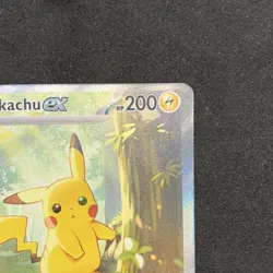 Pokemon TCG Pikachu ex ASC 276/217 Special Illustration Rare Full Art Holo EX 2… - Image 3