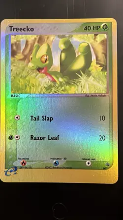 Treecko 003/040 LP (e-League) Nintendo Black Star Promo Pokemon TCG Reverse Holo - Image 1