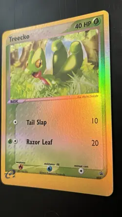 Treecko 003/040 LP (e-League) Nintendo Black Star Promo Pokemon TCG Reverse Holo - Image 3