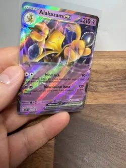 Alakazam ex (Error No Star Pattern) Pokemon BLACK STAR Promo #050 Holo - Image 3