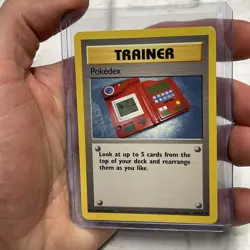 Pokemon Base Set WOTC Uncommon Trainer - Pokedex 87/102 - Near Mint NM Vintage - Image 2