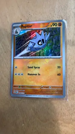 Pupitar ( Pattern) Common Prismatic Evolutions 048/131 NM Master Ball Pokemon - Image 1