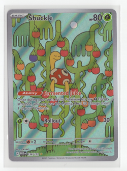 Pokemon TCG Shuckle 136 Mega Evolution Illustration Rare Nm - Image 1
