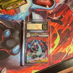 Pokemon TCG Mega Charizard X ex Mega Dream ex Mega Attack Rare CGC 10 Holo - Image 1