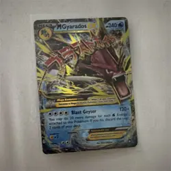 Pokemon Mega Gyarados EX Full Art Holo Ultra Rare Breakpoint 27/122 - Image 1