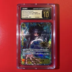 CGC PRISTINE 10 SECRET RARE BARTHOLOMEW KUMA 2025 ONE PIECE JPN 3RD ANV - Image 1