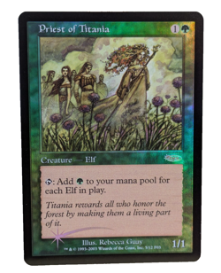 Priest Of Titania Foil FNM Promo Holo Friday Night Magic The Gathering MTG Card - Image 1