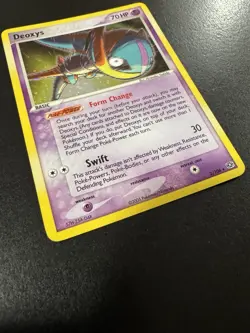 Pokemon TCG Deoxys 2/106 Speed Forme EX Emerald Holo Rare Card 2005 - Image 3
