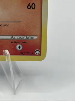 Ninetales 32/123 Mysterious Treasures Regular Rare Vintage Pokemon Card LP 2007 - Image 3