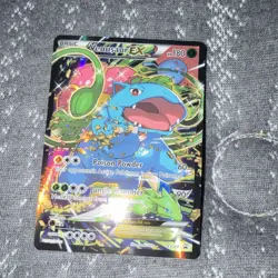 Pokemon Venusaur EX XY Full Art Promo Holo Rare XY123 180 HP Basic Card - Image 1