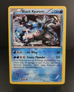 Pokemon TCG - BLACK KYUREM - XY160 - HOLO - BLACK STAR PROMO - XY (2016) - MP - Image 1