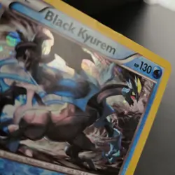 Pokemon TCG - BLACK KYUREM - XY160 - HOLO - BLACK STAR PROMO - XY (2016) - MP - Image 3