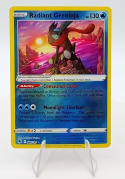 Radiant Greninja 046/189 Astral Radiance 2022 Pokemon Card - Image 1