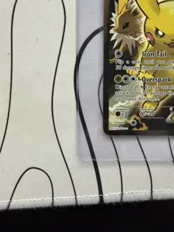 NM Pikachu EX XY124 Black Star Pokemon Trading Card Game - Image 5