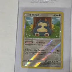 Pokemon Snorlax 158/214 Sm-Unbroken Bonds Reverse Holo Rare Basic Card - Image 1