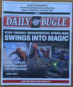SDCC 2025 Magic The Gathering Spider-Man Starter Welcome Playmat x2 MTG - Image 1