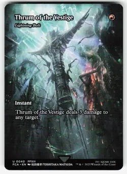 Thrum of the Vestige - Lightning Bolt (Showcase) U FINAL FANTASY: Through the Ag - Image 1