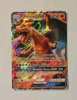 Pokemon - CHARIZARD GX - SM195 - Detective Pikachu - Promo Holo Card - Image 1