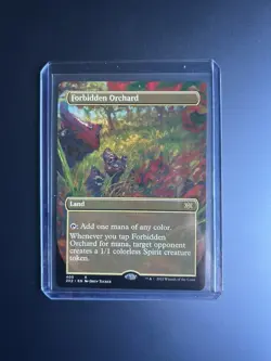 Forbidden Orchard Borderless Double masters 2022 Nonfoil MTG - Image 1
