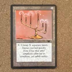 Candelabra of Tawnos, Artifact, Antiquities, Magic the Gathering, NM - Image 1