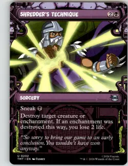 MTG Shredder's Technique (Showcase) U TMT 232 NM Normal - Image 1
