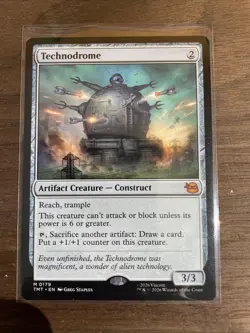 MTG Teenage Mutant Ninja Turtles Technodrome Artifact Creature Regular M Rare - Image 1