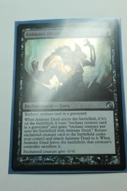 MTG Animate Dead x1-Foil -Premium Deck Series: Graveborn-Lightly Played - Image 1