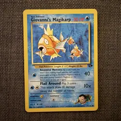 Pokemon TCG Giovanni's Magikarp 73/132 Gym Challenge Regular Common Wizards 2000 - Image 1