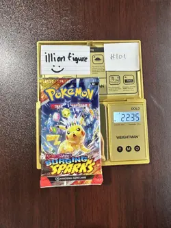VERY HEAVY! BIG HITUUU22.35g Surging Sparks Pokemon TCG Booster (SEALED) - Image 1