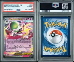 2025 POKEMON MEG EN-MEGA EVOLUTION #060 MEGA GARDEVOIR EX PSA 10 - Image 1