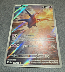 Pokemon TCG Latios 203/191 Sv08: Surging Sparks Illustration Rare Holo HP 120 - Image 2