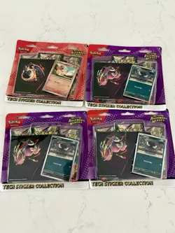Pokemon TCG Ascended Heroes Tech Sticker Collection- Lot of 4 - Ready To Ship🚚✅ - Image 1