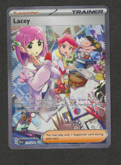 Pokemon Lacey 172/142 Full Art Trainer Stellar Crown – Light Played - Image 1