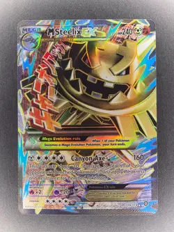 Pokemon TCG - M Steelix ex 109/114 - XY Steam Siege - Ultra Rare - NM+ - Image 1