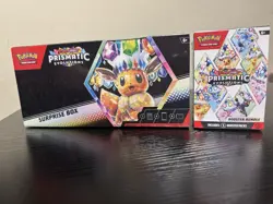 Pokemon Prismatic Evolutions Surprise Box & Booster Bundle NEW & SEALED - Image 1