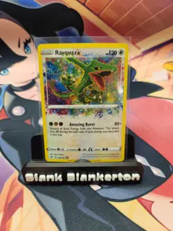Pokemon TCG Rayquaza SWSH Vivid Voltage 138/185 Amazing Rare - Image 1