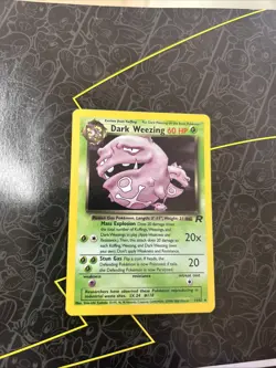 Pokemon TCG: Dark Weezing 14/82 Team Rockets- Holo- Unlimited- WOTC - Image 1