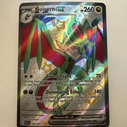 Pokemon TCG Noivern ex 220/091 Shiny Rare - Full Art – Paldean Fates M/NM ⭐ - Image 2
