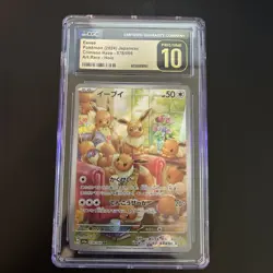 Pokemon Eevee Crimson Haze 078/066 CGC Japanese 2024 Art Rare pristine 10 - Image 1