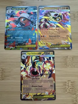 Pokemon Ascended Heroes Mega EX Lot of 3 (Scrafty, Hawlucha, Eelektross) NM ✨ - Image 1