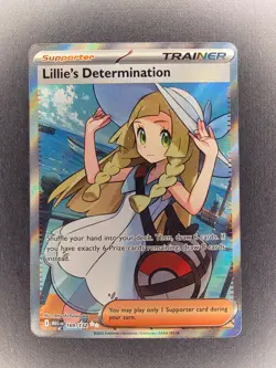 Pokemon TCG - Lillie's Determination 169/132- Mega Evolution - Ultra Rare - NM+ - Image 1
