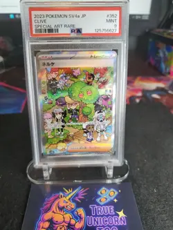 2023 Pokemon SV4a Clive 352/190 SAR Shiny Treasure ex PSA 9 Japanese - Image 1