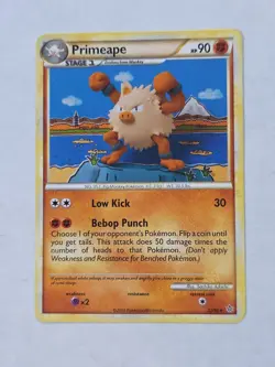 Primeape 22/95 Rare Non-Holo Unleashed Set Pokemon Card NM - Image 1