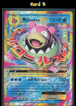 M Slowbro EX Holo Ultra Rare 27/108 Pokemon XY: Evolutions LP Pokemon Card - Image 1