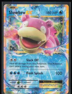 Slowbro EX Holo 26/108 Pokemon XY: Evolutions LP Pokemon Card - Image 1