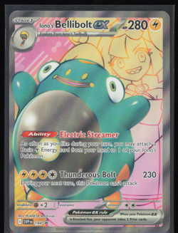 Iono’s Bellibolt ex #194 SVP: Scarlet & Violet Black Star Promo Pokemon Card NM - Image 1