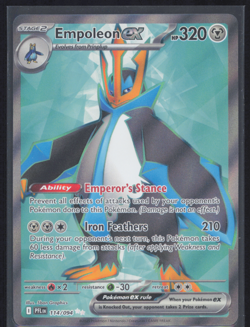 Empoleon ex Ultra Rare 114/094 Pokemon ME02: Phantasmal Flames NM Pokemon Card - Image 1